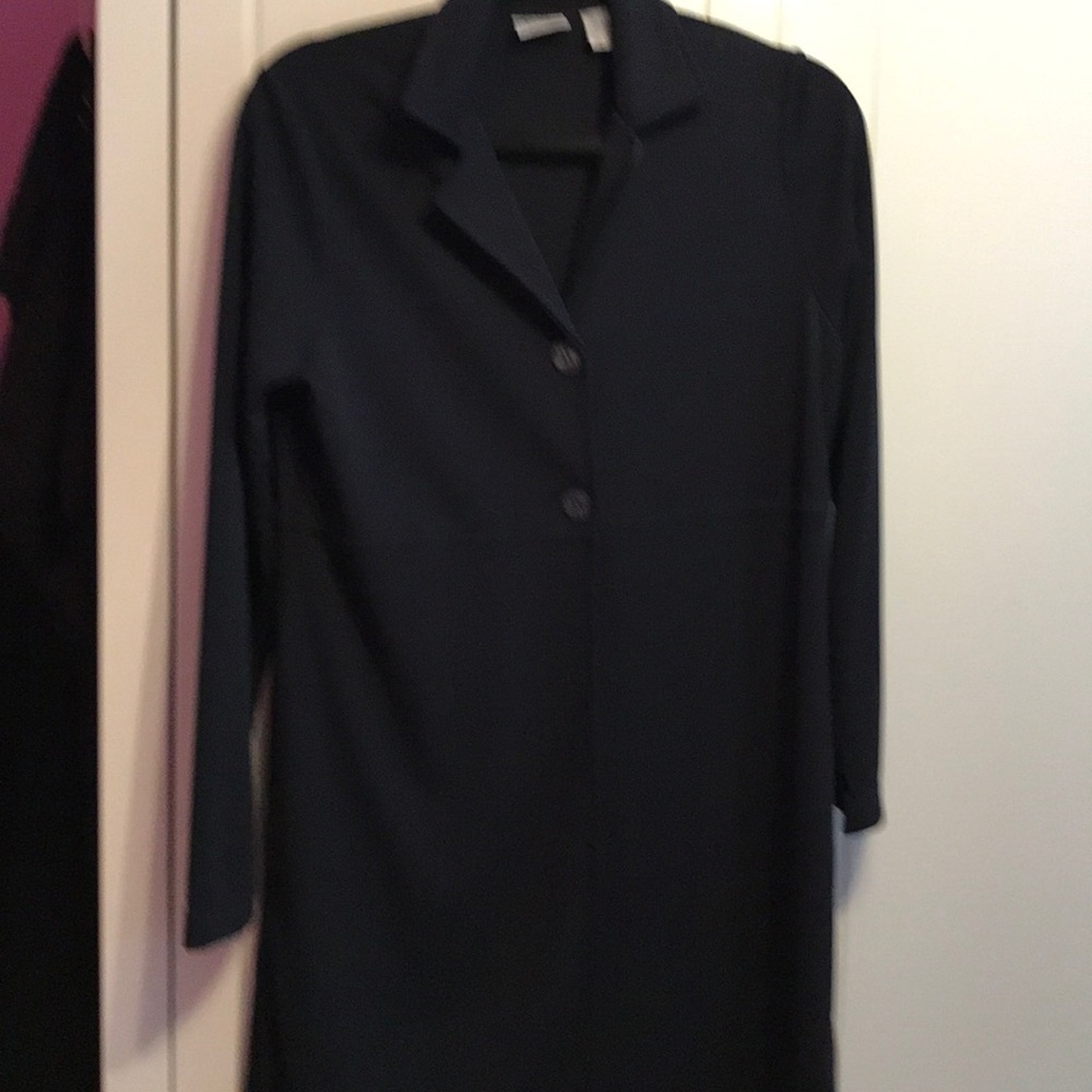 Navy Long Jacket - image 1